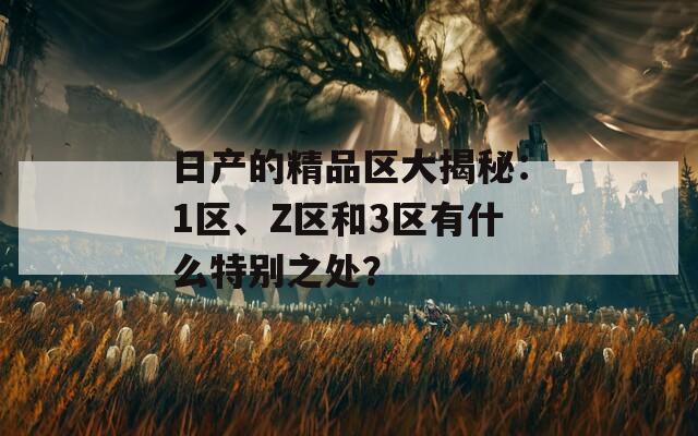 日產(chǎn)的精品區(qū)大揭秘：1區(qū)、Z區(qū)和3區(qū)有什么特別之處？