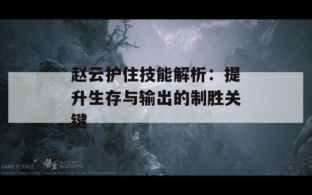 趙云護(hù)住技能解析：提升生存與輸出的制勝關(guān)鍵