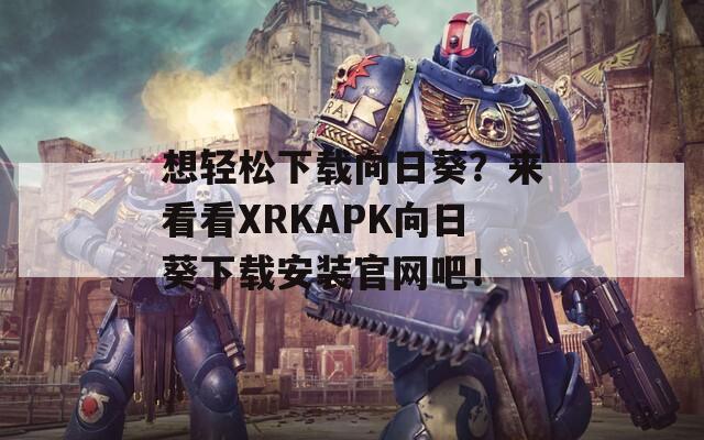 想輕松下載向日葵？來看看XRKAPK向日葵下載安裝官網(wǎng)吧！