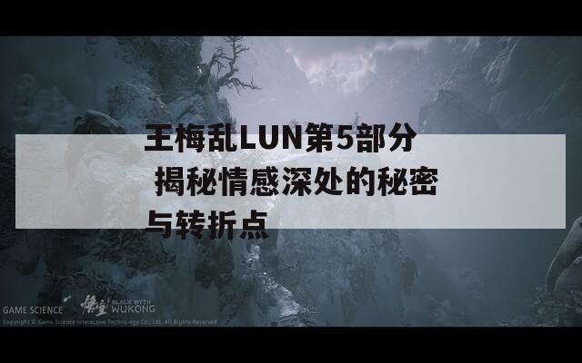 王梅亂LUN第5部分 揭秘情感深處的秘密與轉(zhuǎn)折點