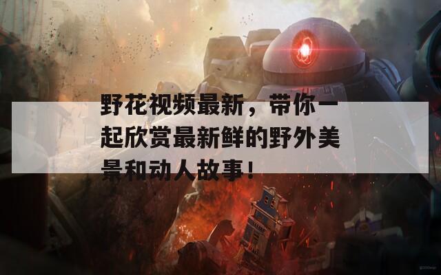 野花視頻最新，帶你一起欣賞最新鮮的野外美景和動人故事！
