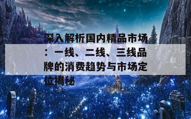 深入解析國(guó)內(nèi)精品市場(chǎng)：一線(xiàn)、二線(xiàn)、三線(xiàn)品牌的消費(fèi)趨勢(shì)與市場(chǎng)定位揭秘