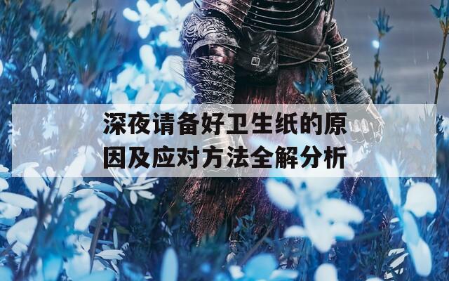 深夜請備好衛(wèi)生紙的原因及應(yīng)對方法全解分析