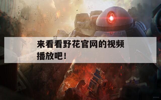 來(lái)看看野花官網(wǎng)的視頻播放吧！