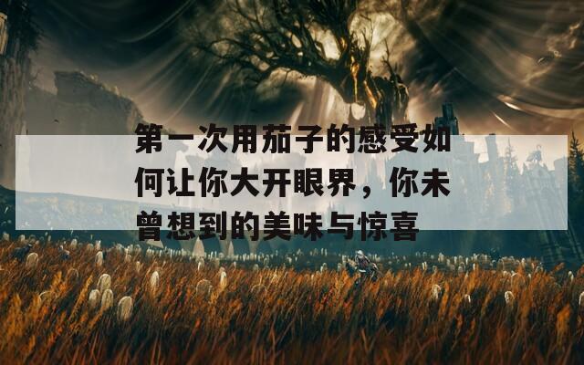 第一次用茄子的感受如何讓你大開眼界，你未曾想到的美味與驚喜