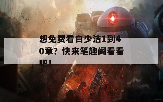 想免費(fèi)看白少潔1到40章？快來筆趣閣看看吧！