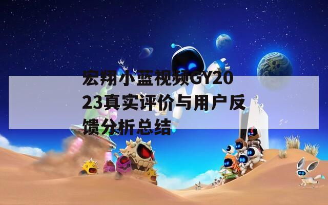 宏翔小藍視頻GY2023真實評價與用戶反饋分析總結(jié)