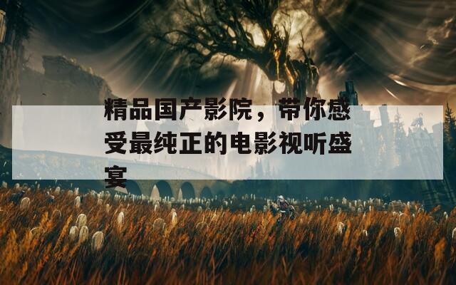 精品國(guó)產(chǎn)影院，帶你感受最純正的電影視聽(tīng)盛宴