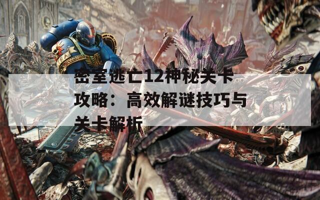 密室逃亡12神秘關(guān)卡攻略：高效解謎技巧與關(guān)卡解析