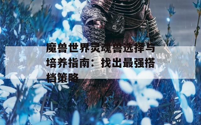 魔獸世界靈魂獸選擇與培養(yǎng)指南：找出最強搭檔策略