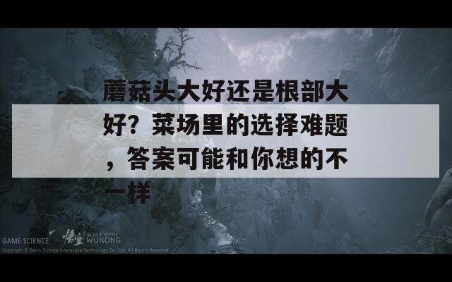 蘑菇頭大好還是根部大好？菜場里的選擇難題，答案可能和你想的不一樣