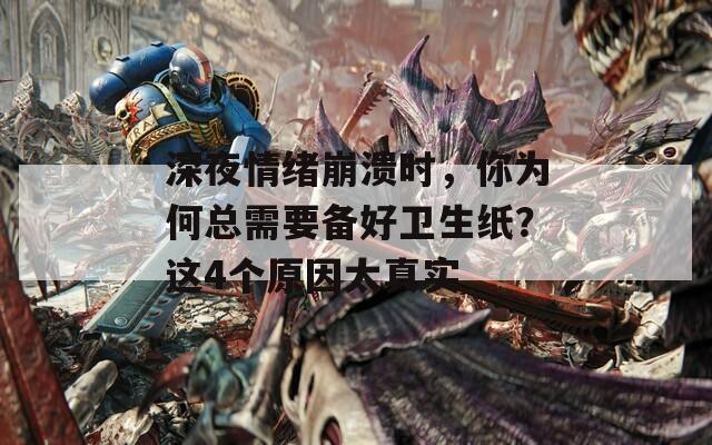 深夜情緒崩潰時，你為何總需要備好衛(wèi)生紙？這4個原因太真實
