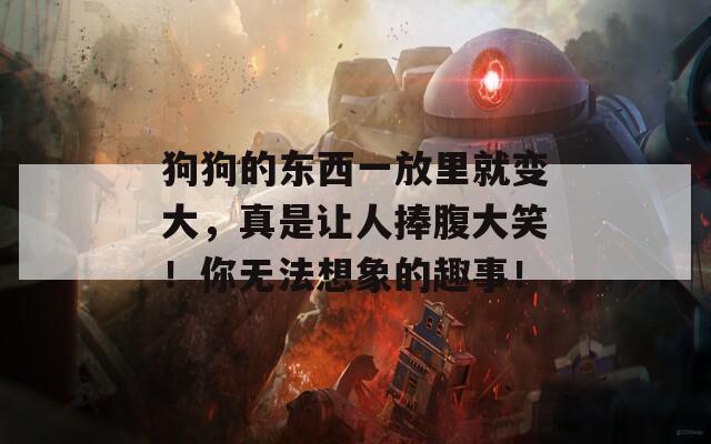 狗狗的東西一放里就變大，真是讓人捧腹大笑！你無法想象的趣事！