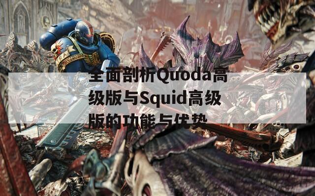 全面剖析Quoda高級版與Squid高級版的功能與優(yōu)勢