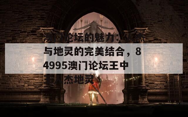 澳門論壇的魅力：人杰與地靈的完美結(jié)合，84995澳門論壇王中王人杰地靈