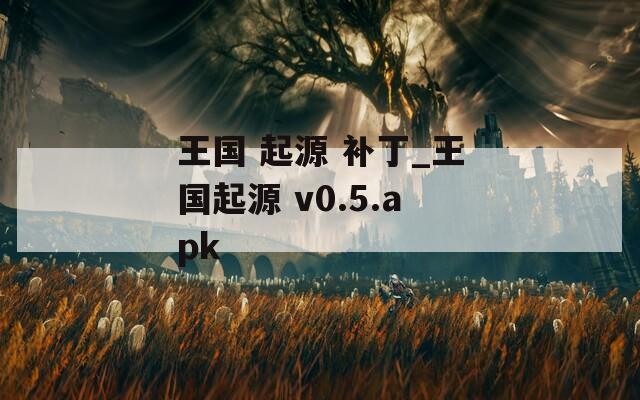 王國 起源 補(bǔ)丁_王國起源 v0.5.apk