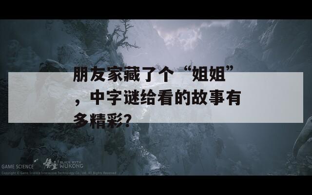 朋友家藏了個(gè)“姐姐”，中字謎給看的故事有多精彩？