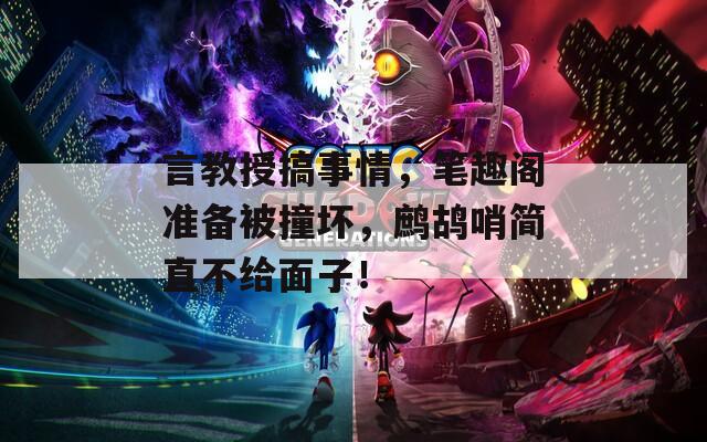 言教授搞事情，筆趣閣準(zhǔn)備被撞壞，鷓鴣哨簡(jiǎn)直不給面子！