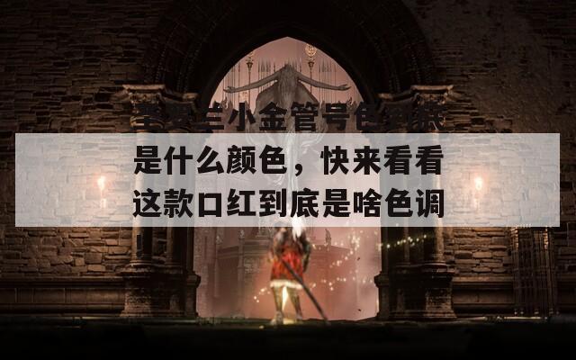 圣羅蘭小金管號色到底是什么顏色，快來看看這款口紅到底是啥色調！