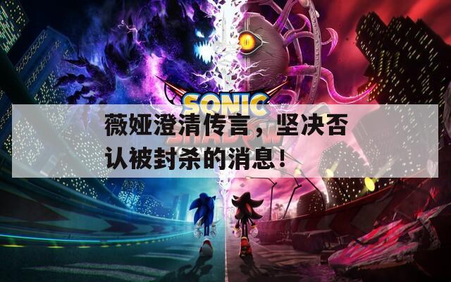 薇婭澄清傳言，堅決否認被封殺的消息！