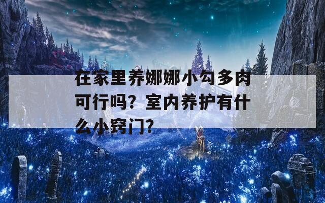在家里養(yǎng)娜娜小勾多肉可行嗎？室內(nèi)養(yǎng)護(hù)有什么小竅門？