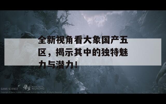 全新視角看大象國產(chǎn)五區(qū)，揭示其中的獨特魅力與潛力！