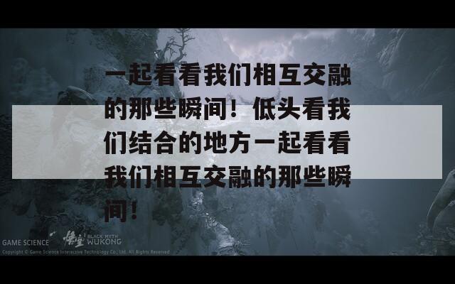 一起看看我們相互交融的那些瞬間！低頭看我們結(jié)合的地方一起看看我們相互交融的那些瞬間！