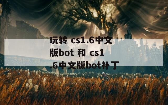 玩轉(zhuǎn) cs1.6中文版bot 和 cs1.6中文版bot補丁