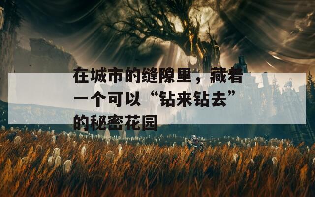 在城市的縫隙里，藏著一個(gè)可以“鉆來鉆去”的秘密花園