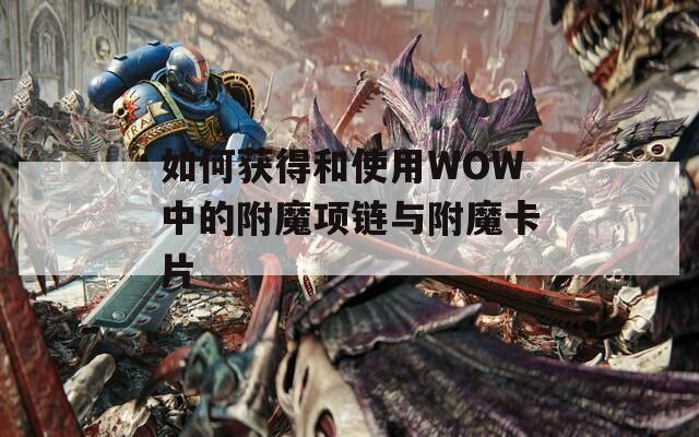 如何獲得和使用WOW中的附魔項(xiàng)鏈與附魔卡片