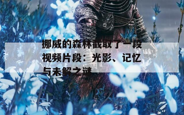 挪威的森林截取了一段視頻片段：光影、記憶與未解之謎