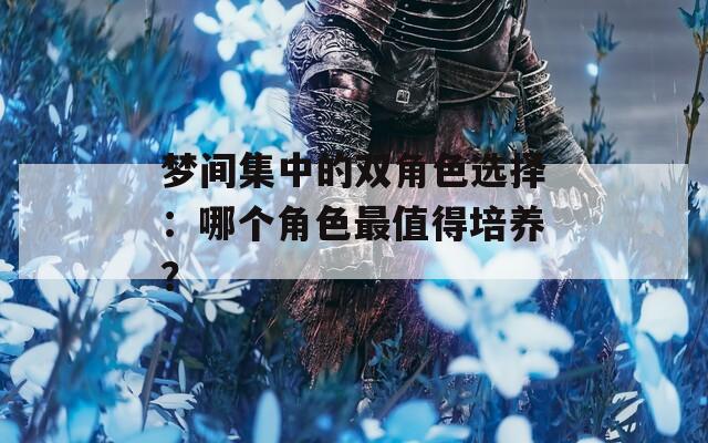 夢間集中的雙角色選擇：哪個(gè)角色最值得培養(yǎng)？
