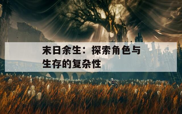 末日余生：探索角色與生存的復(fù)雜性